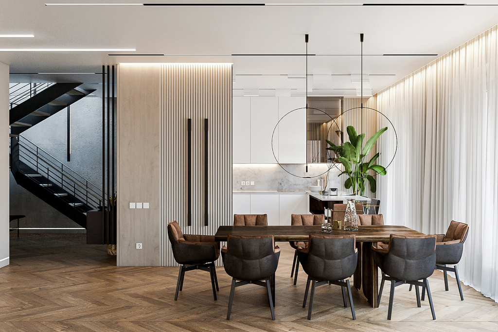 Two-level apartment in the residential complex Autograph
